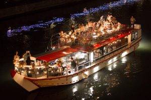 大阪屋形船・グランピングBBQ船メリーグリーン。